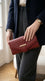 Maroon Formal Wallet For Women P71056