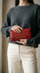 Maroon Formal Wallet For Women P71057