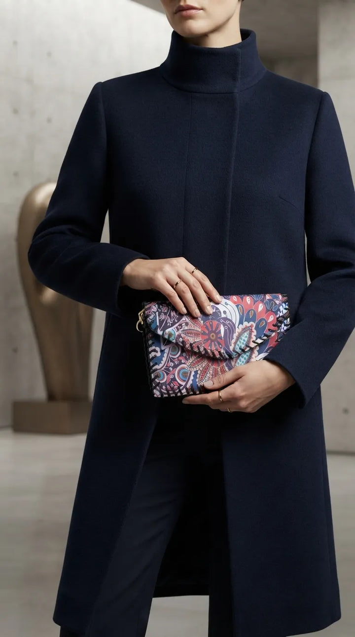Blue Formal Wallet For Women P71059