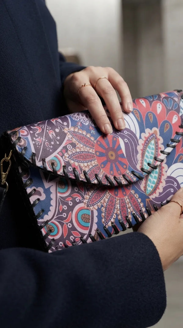 Blue Formal Wallet For Women P71059