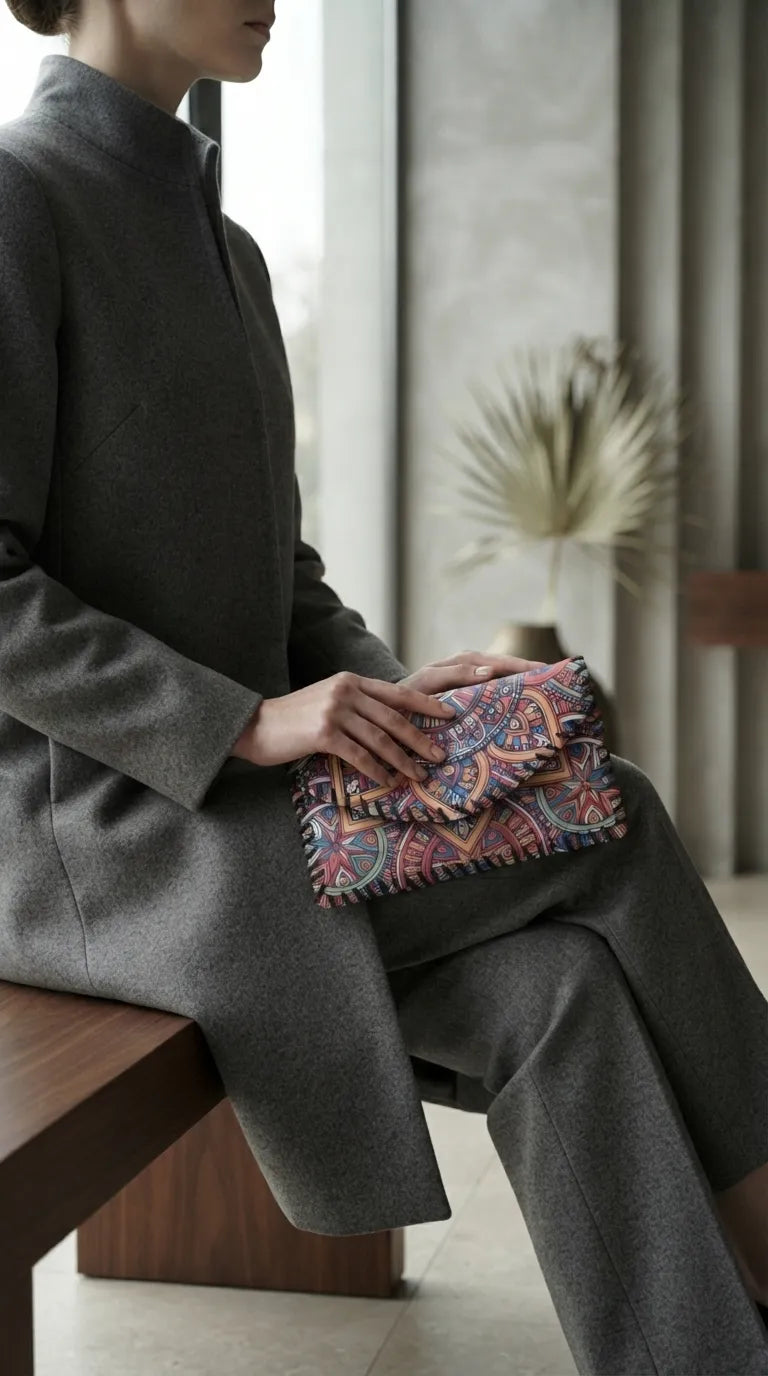 Red Formal Wallet For Women P71059