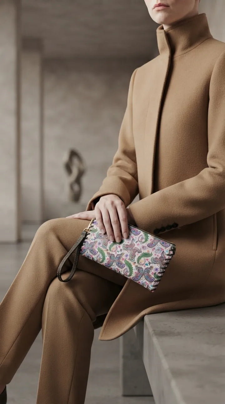 Green Formal Wallet For Women P71060