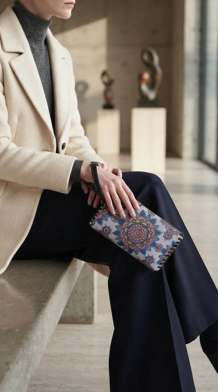 Blue Formal Wallet For Women P71060