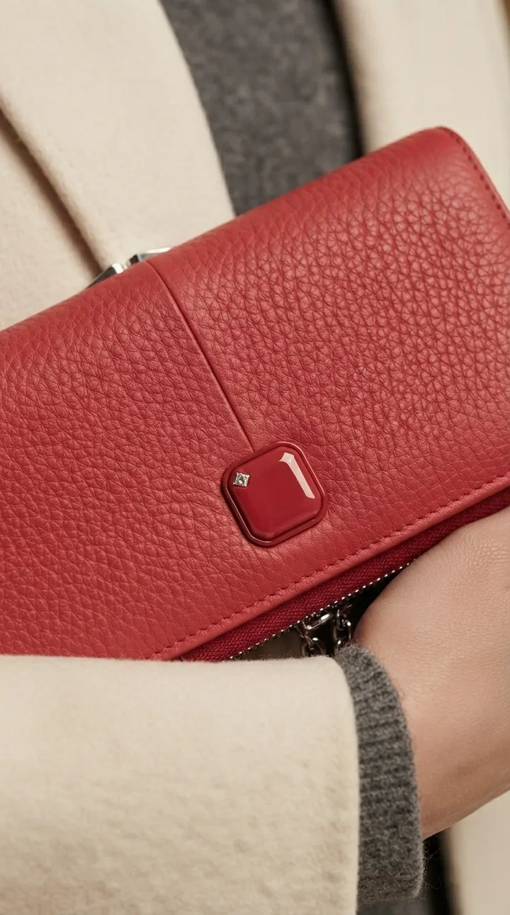 Red Formal Wallet For Women P71075