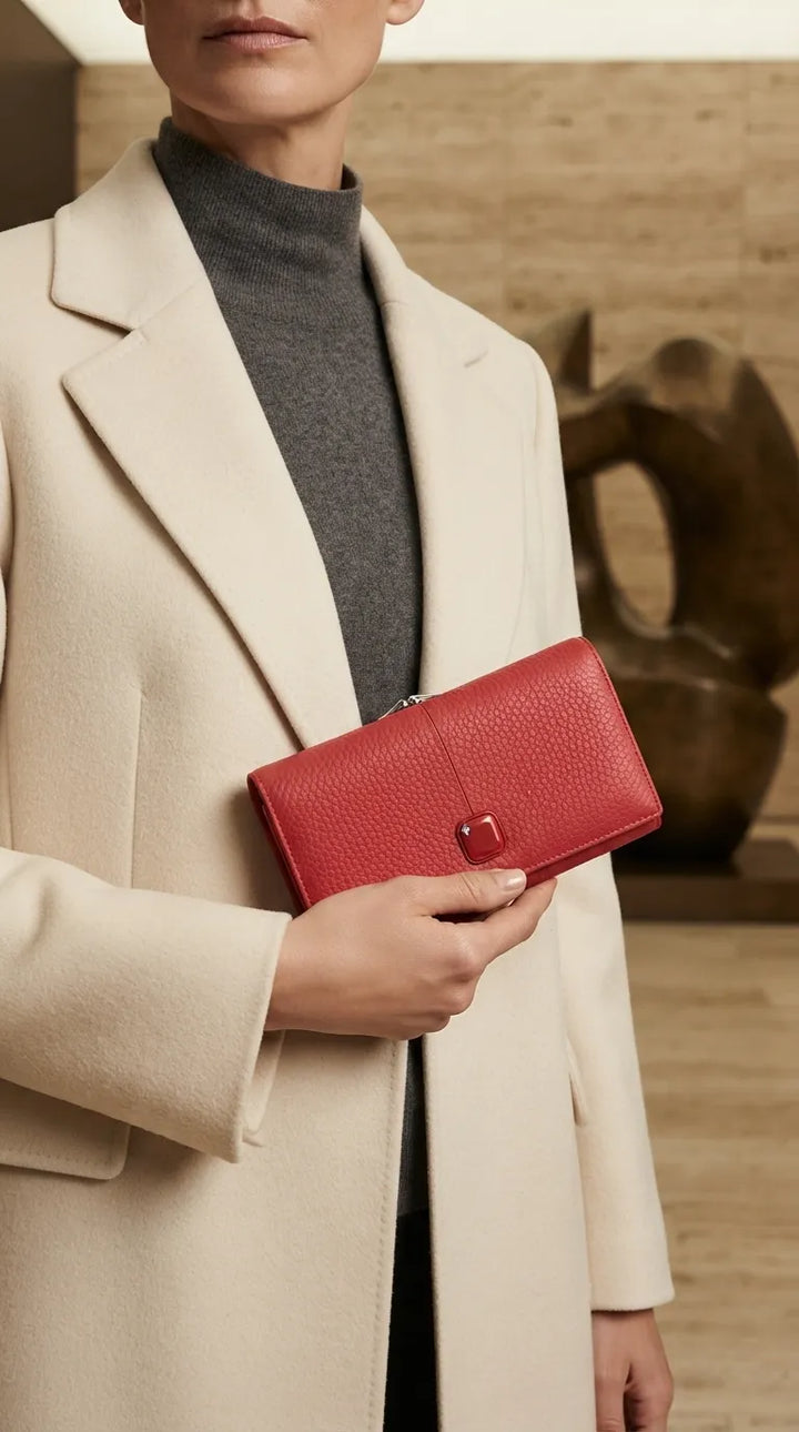 Red Formal Wallet For Women P71075