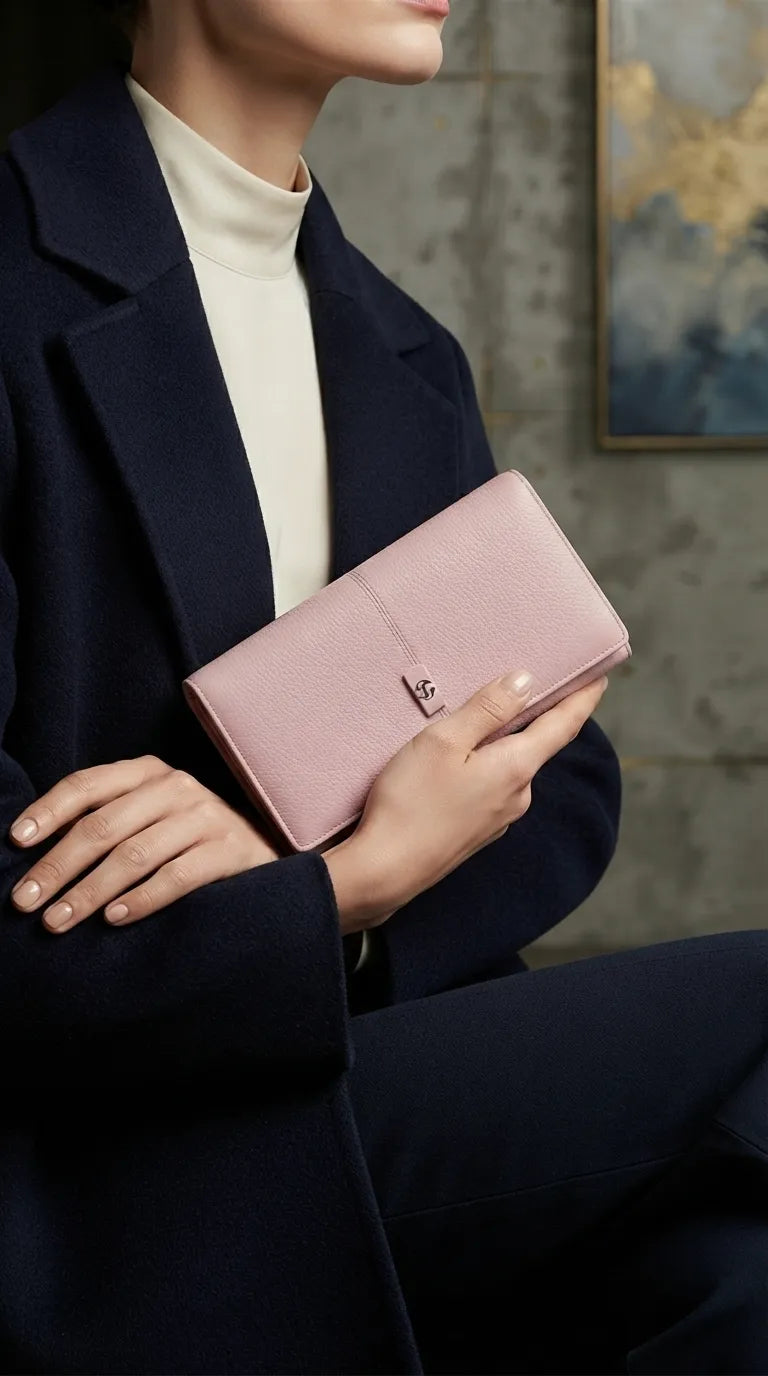 Pink Formal Wallet For Women P71076