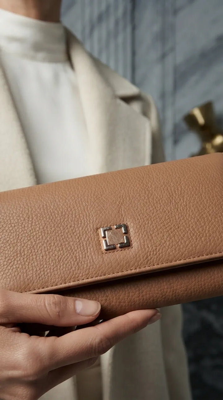 Mustard Formal Wallet For Women P71077