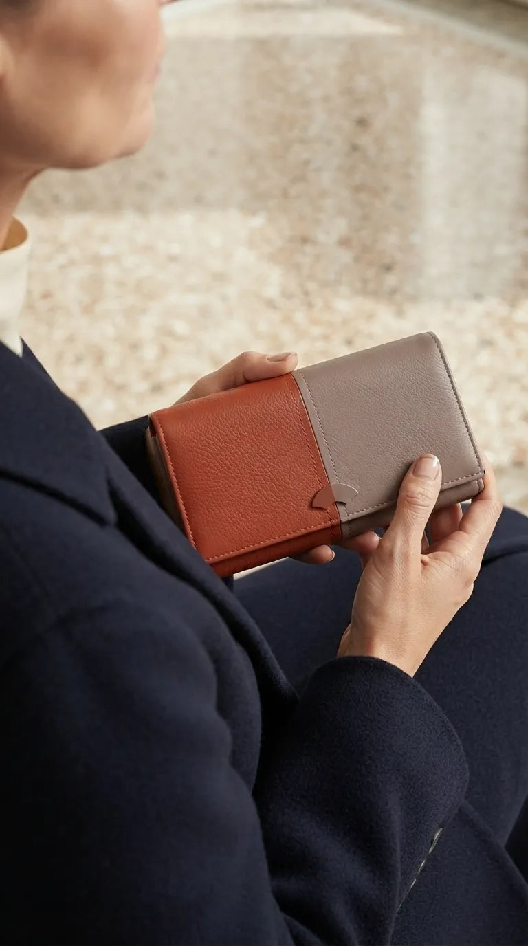 Orange Formal Wallet For Women P71079