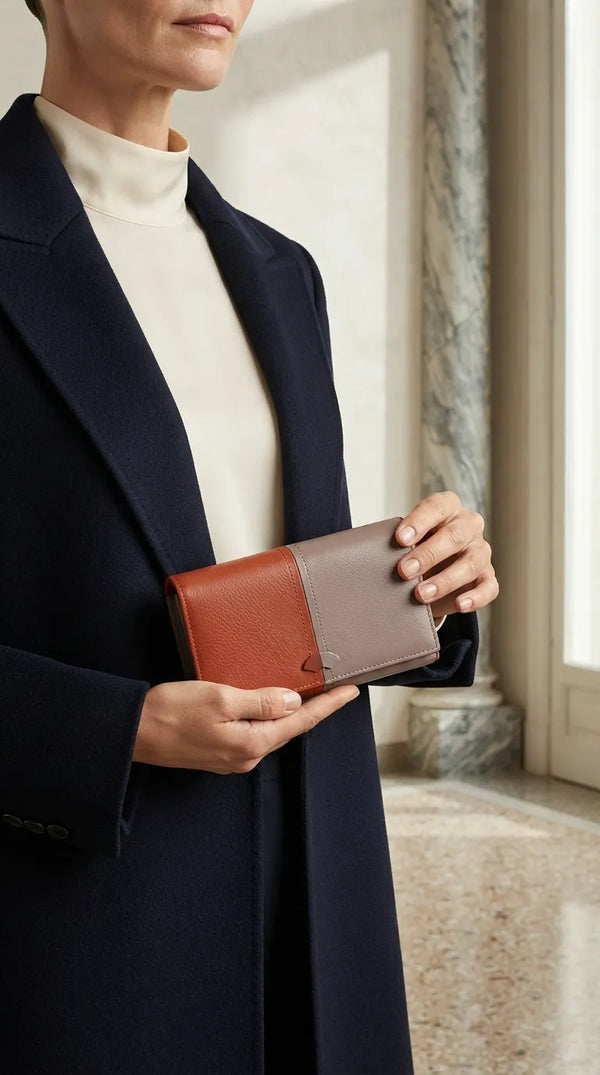 Orange Formal Wallet For Women P71079