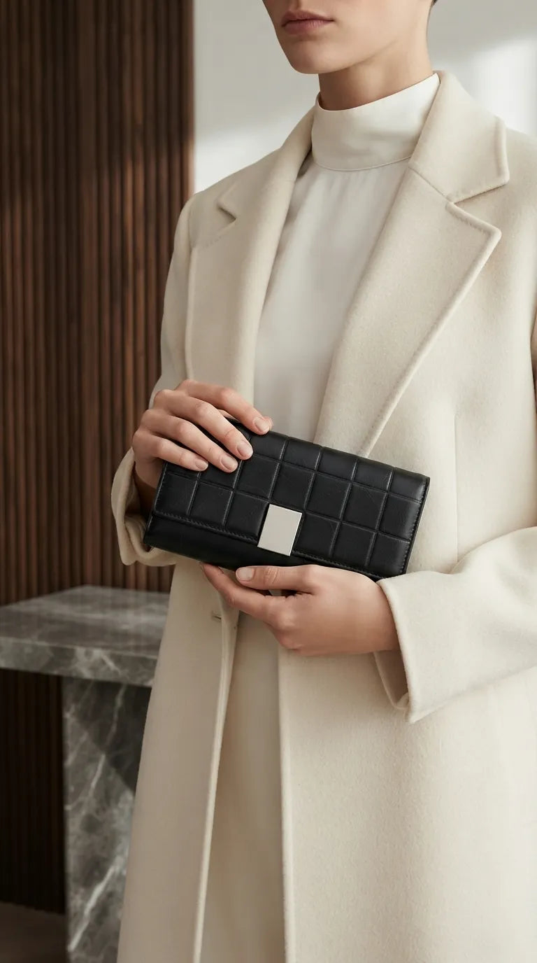 Black Formal Wallet For Women P71080