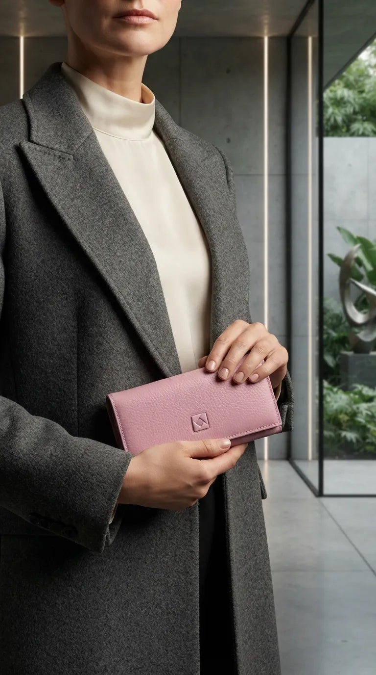 Pink Formal Wallet For Women P71082