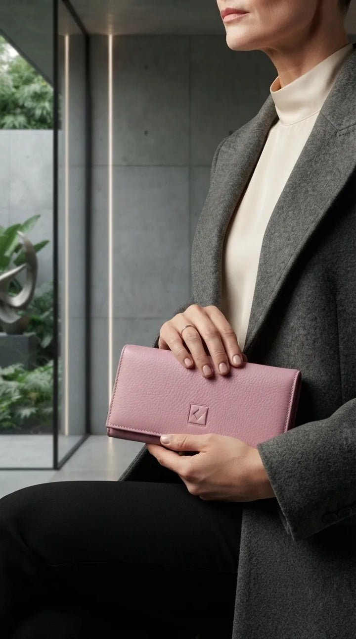 Pink Formal Wallet For Women P71082