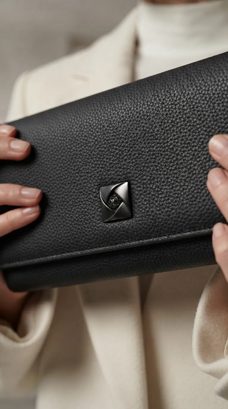 Black Formal Wallet For Women P71083
