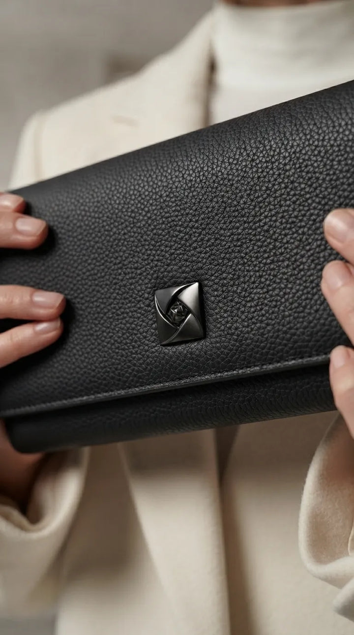 Black Formal Wallet For Women P71083
