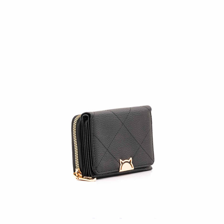 Black Casual Wallet For Women P71124