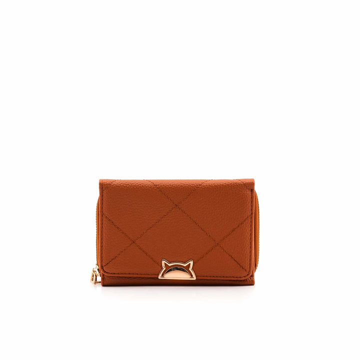 Brown Casual Wallet For Women P71124