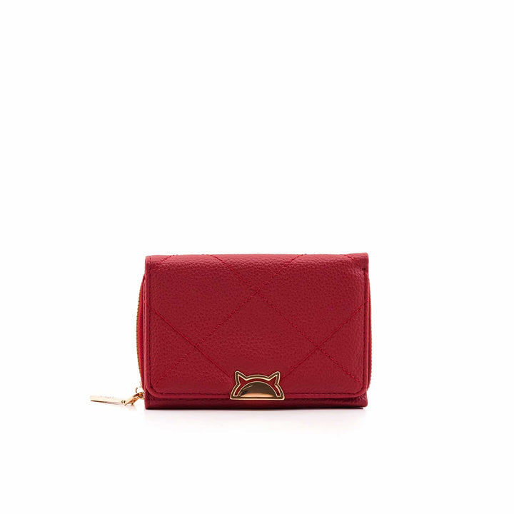 Maroon Casual Wallet For Women P71124
