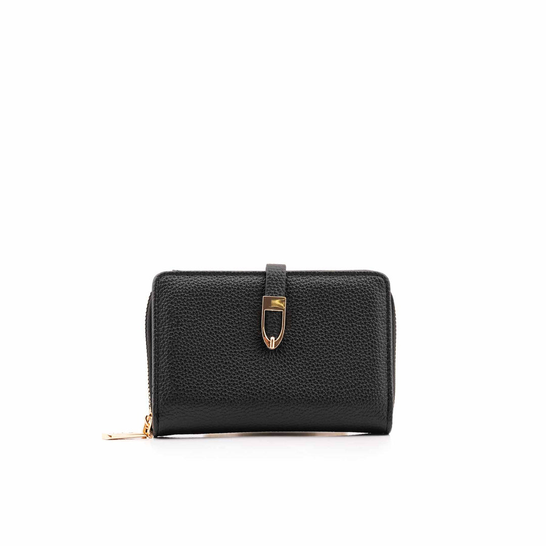 Black Casual Wallet For Women P71125