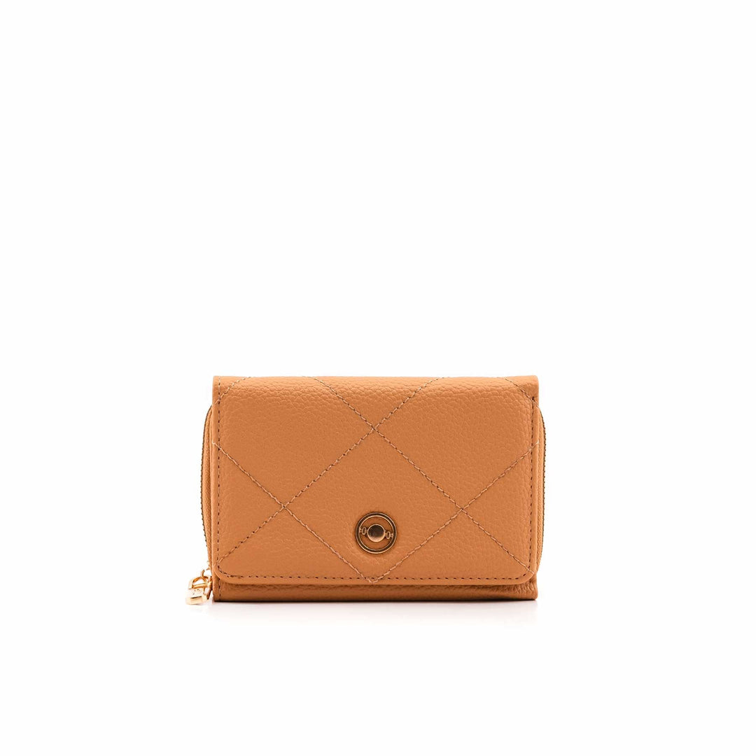 Beige Casual Wallet For Women P71127