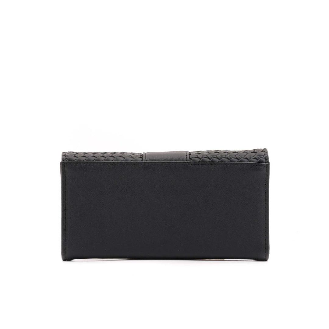 Black Casual Wallet For Women P71129