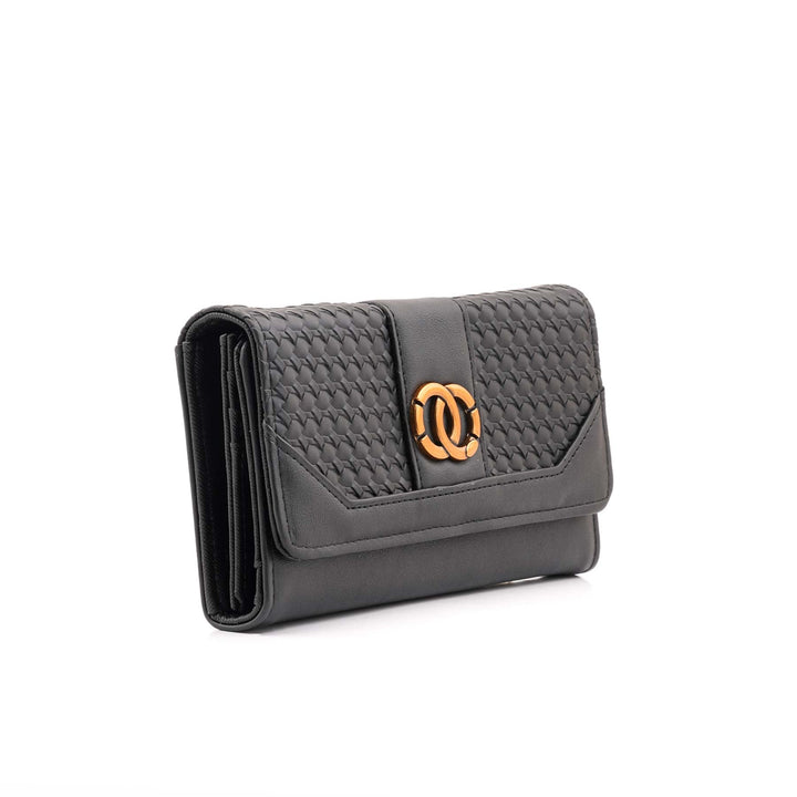 Black Casual Wallet For Women P71129