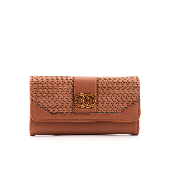 Brown Casual Wallet For Women P71129