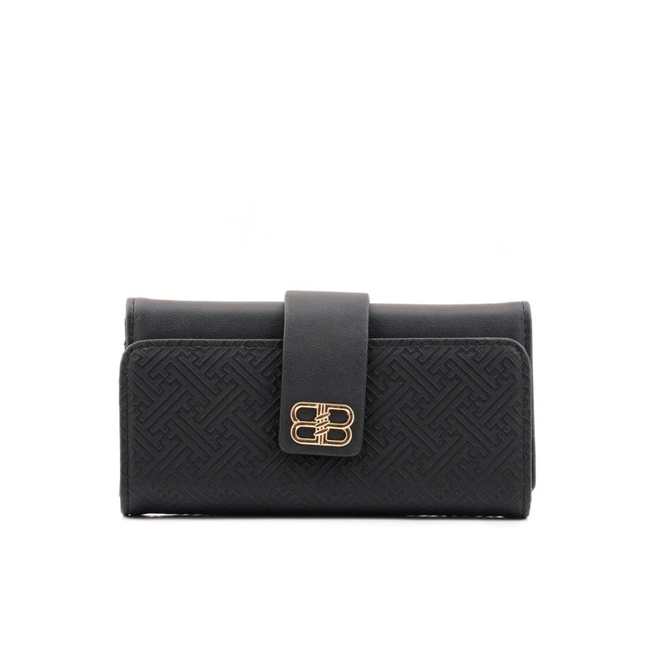Black Casual Wallet For Women P71131