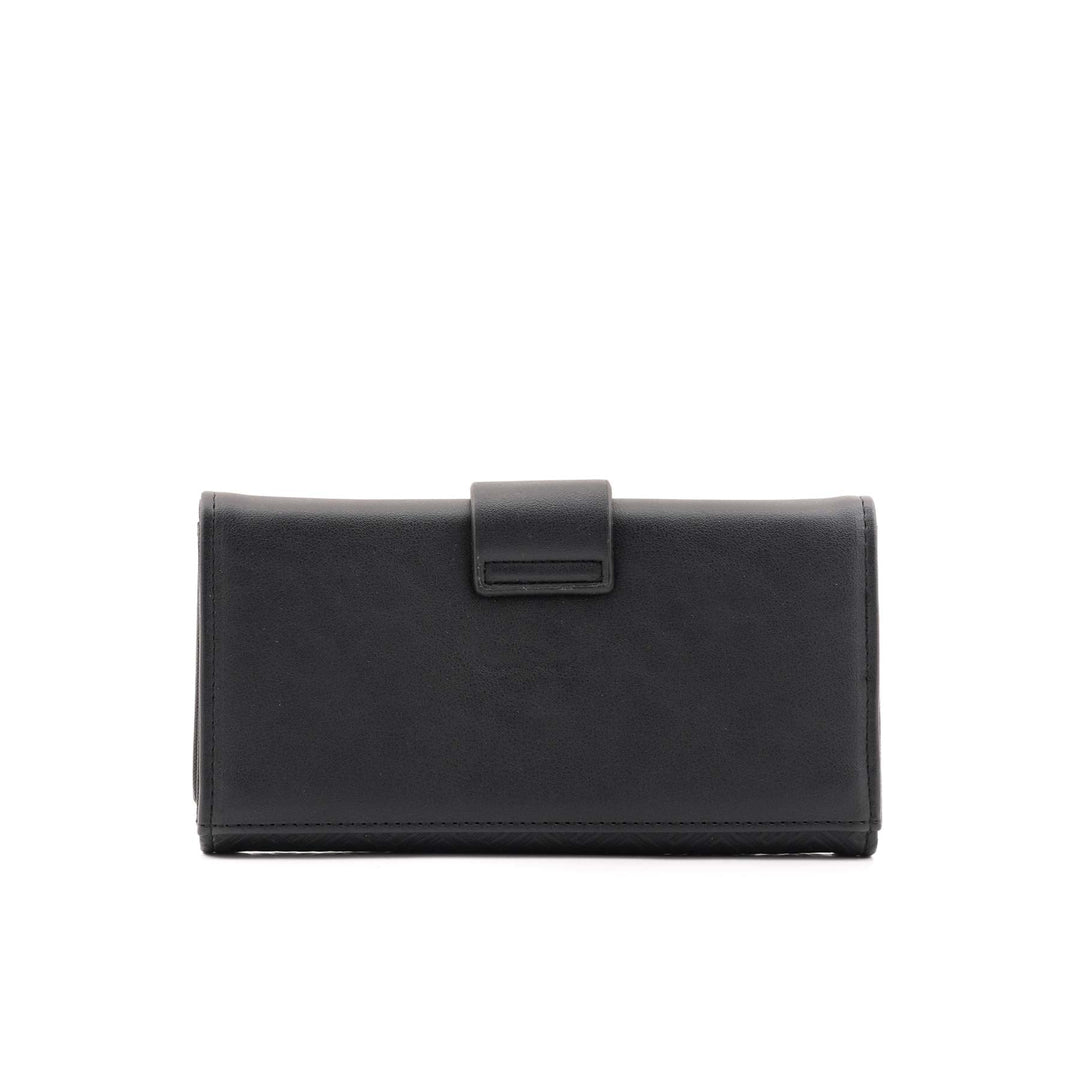 Black Casual Wallet For Women P71131