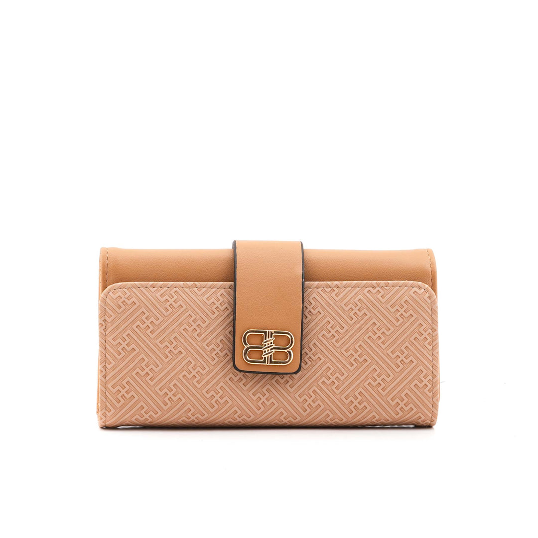 Beige Casual Wallet For Women P71131