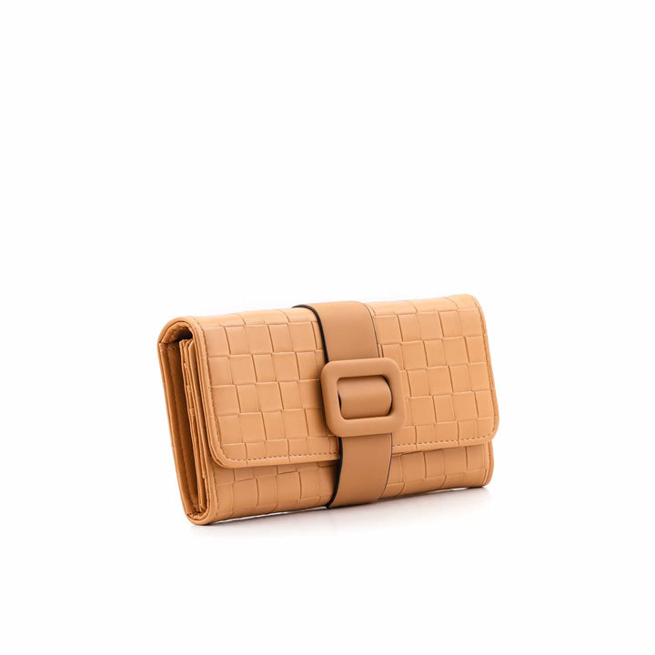 Beige Casual Wallet For Women P71132