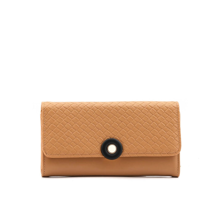 Beige Casual Wallet For Women P71133