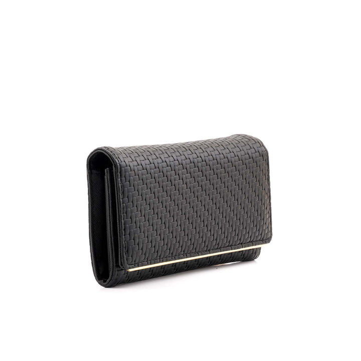 Black Casual Wallet For Women P71135