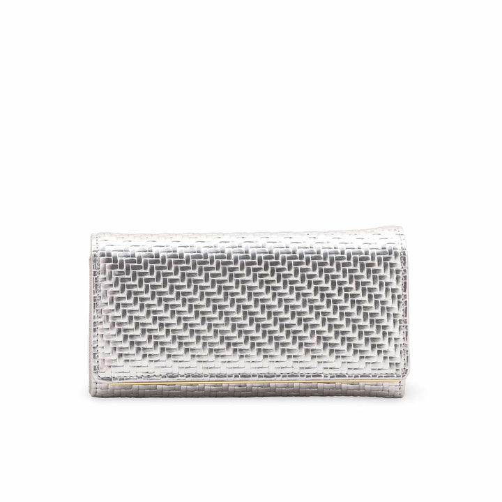 Silver Casual Wallet For Ladies P71135