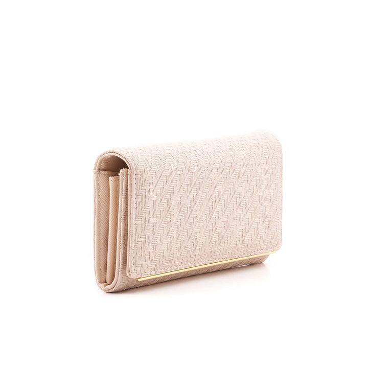 Beige Casual Wallet For Women P71136