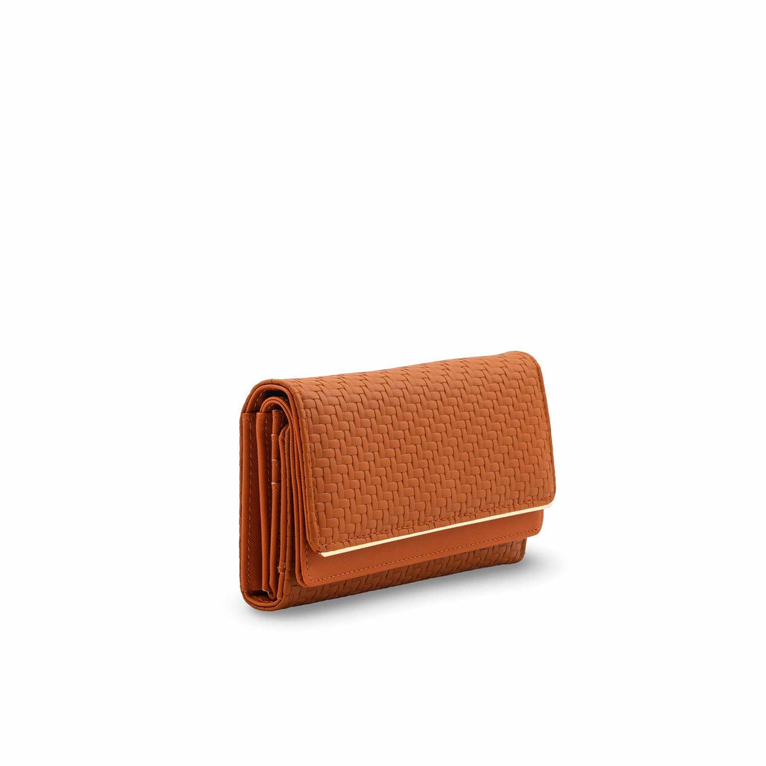 Brown Casual Wallet For Ladies P71138