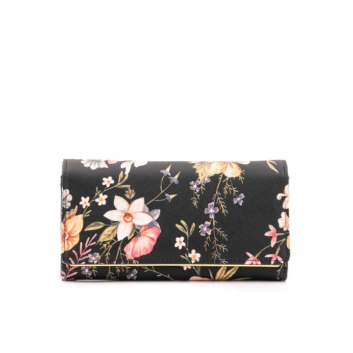 Black Casual Wallet For Women P71139