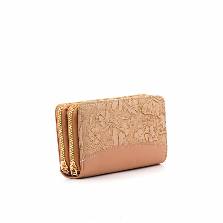 Beige Casual Wallet For Women P71143