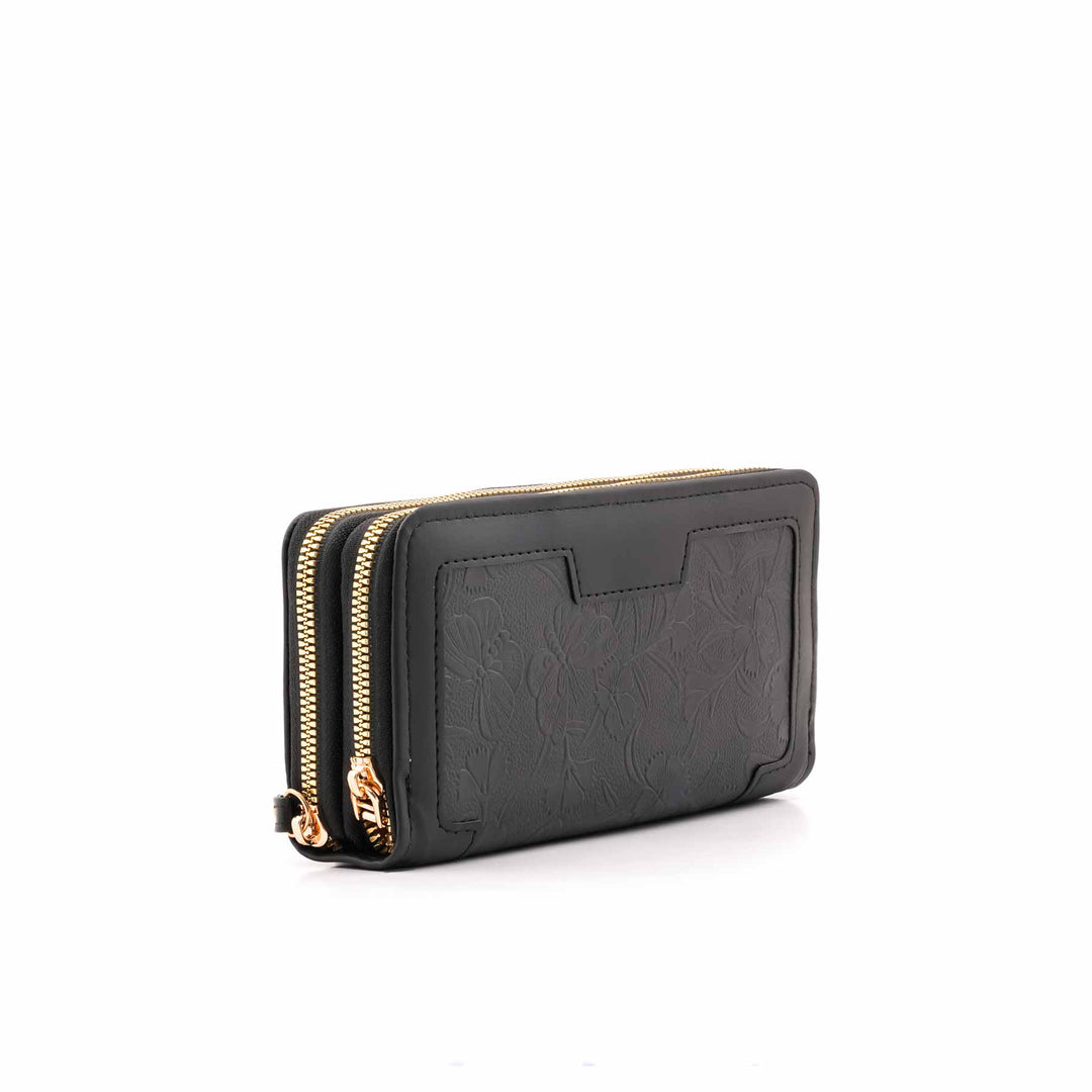 Black Casual Wallet For Women P71144