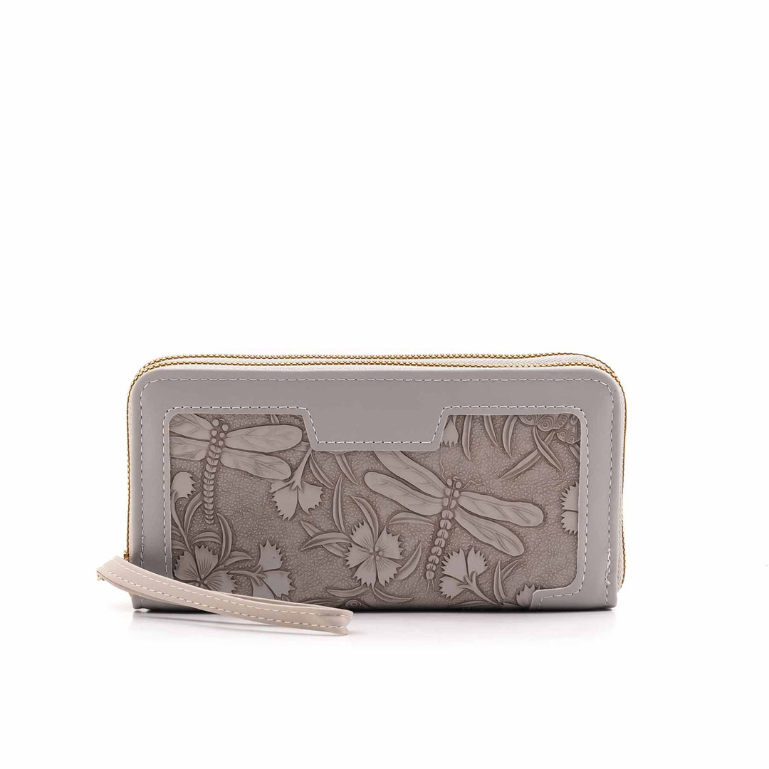 Grey Casual Wallet For Women P71144