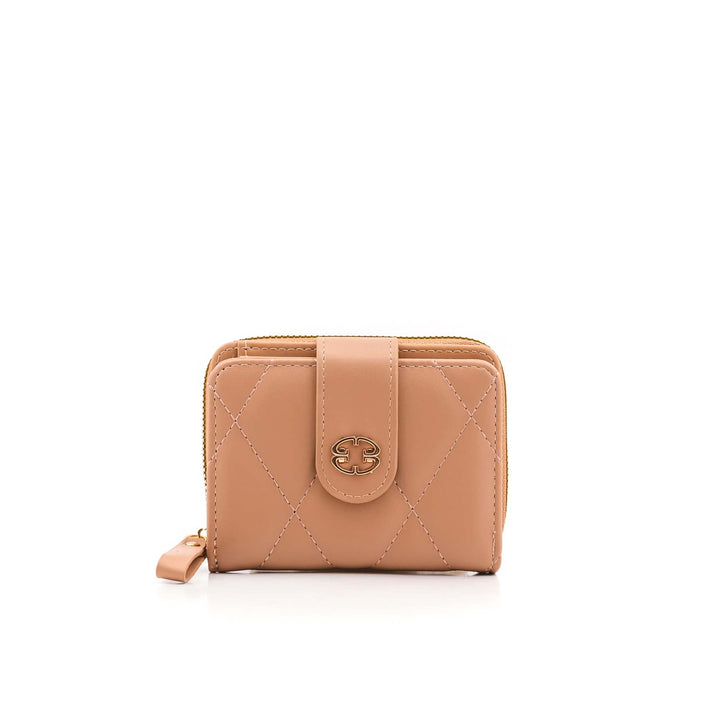 Beige Casual Wallet For Women P71147