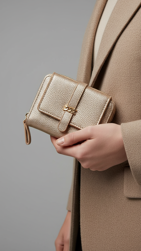 Golden Casual Wallet For Women P71151