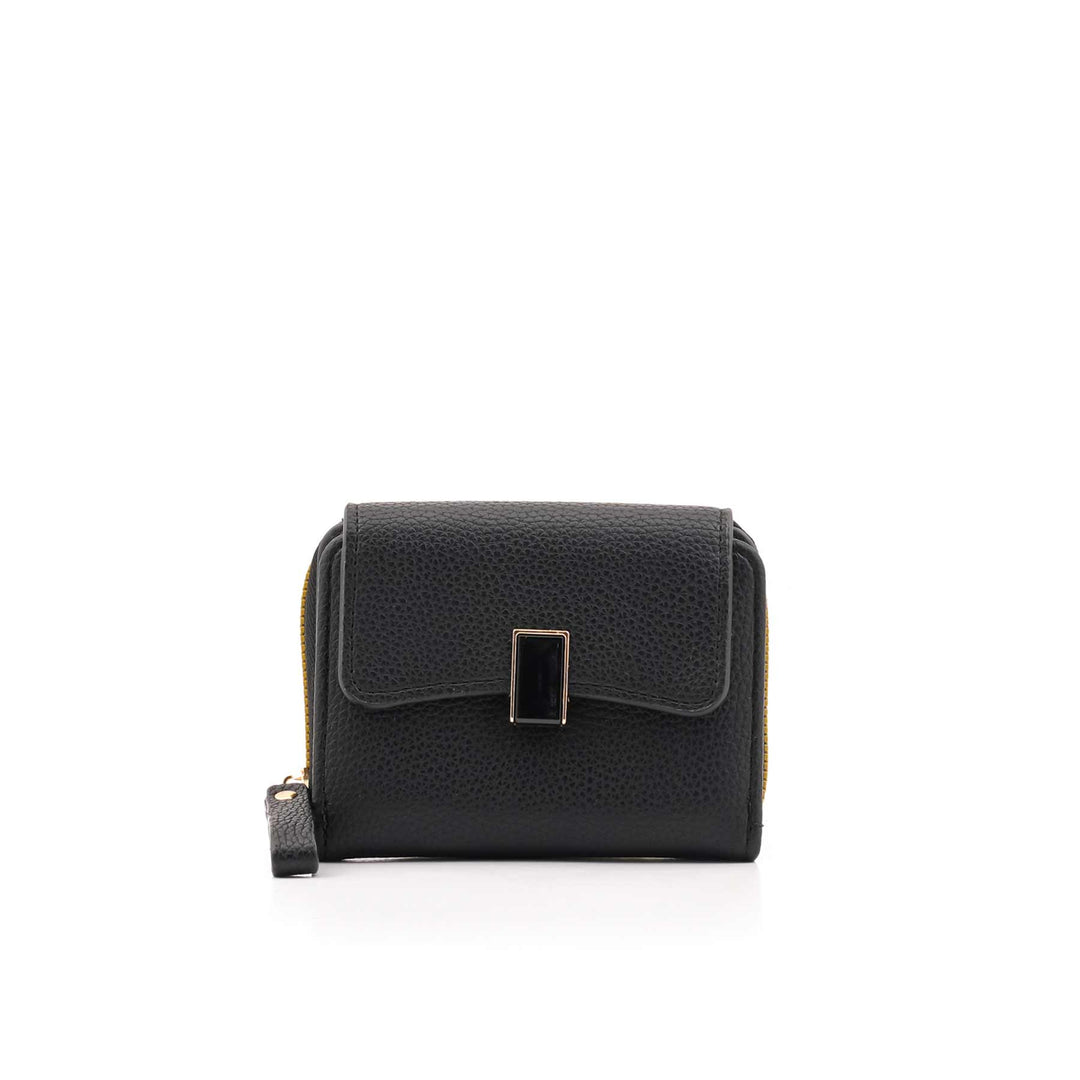 Black Casual Wallet For Women P71153