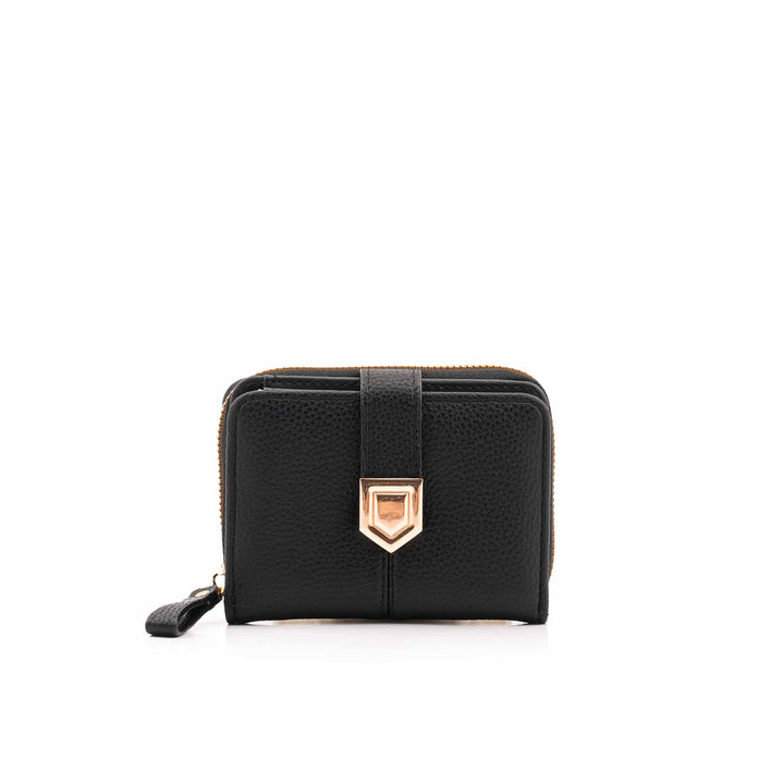 Black Casual Wallet For Women P71154