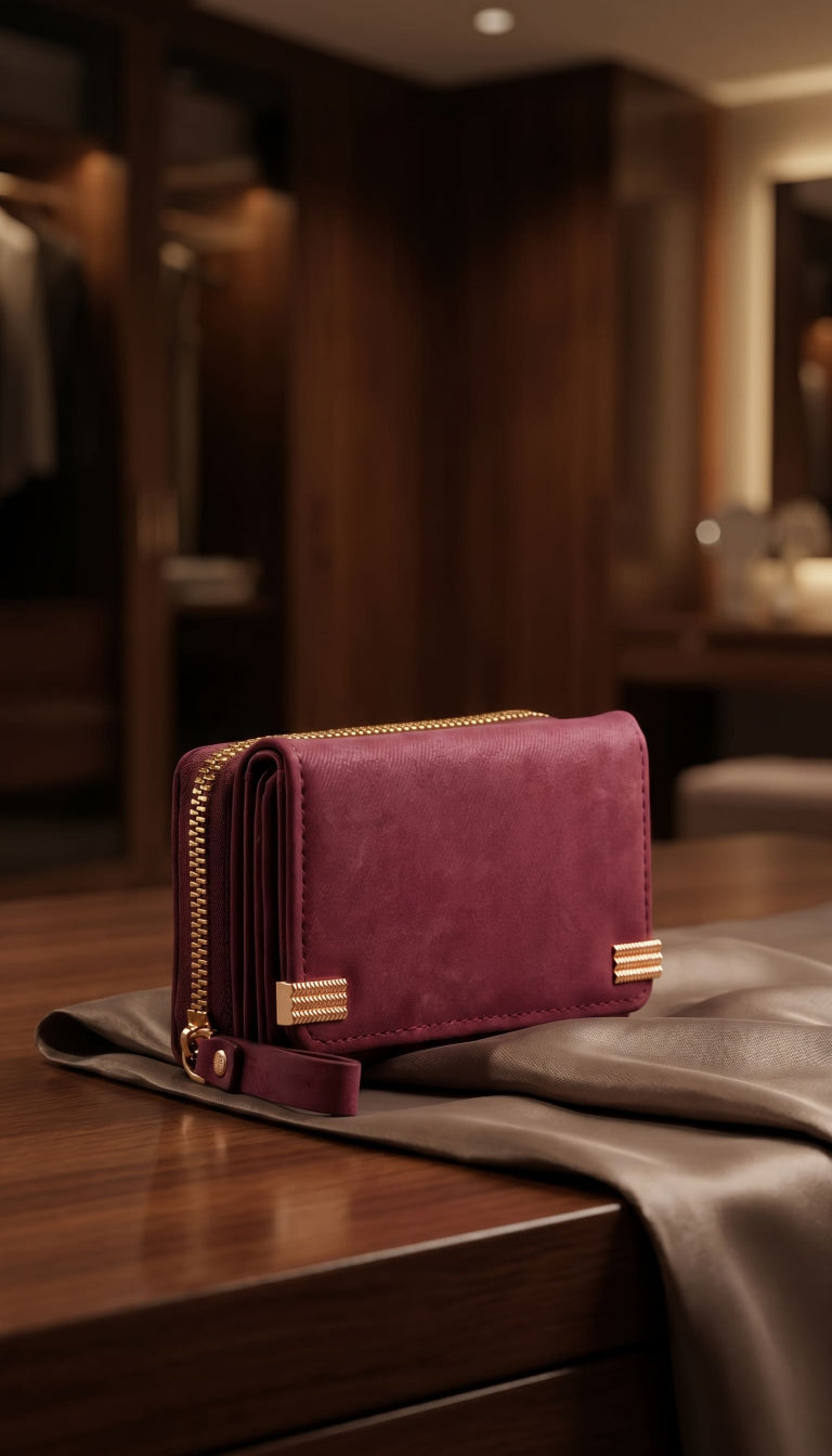 Maroon Casual Wallet P71155