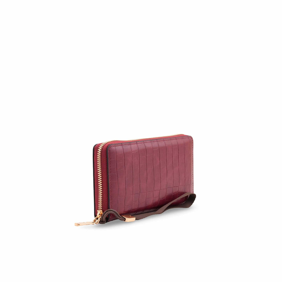 Maroon Casual Wallet For Ladies P71160
