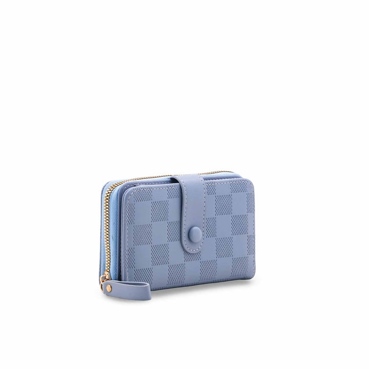 Sky Blue Casual Wallet For Ladies P71169