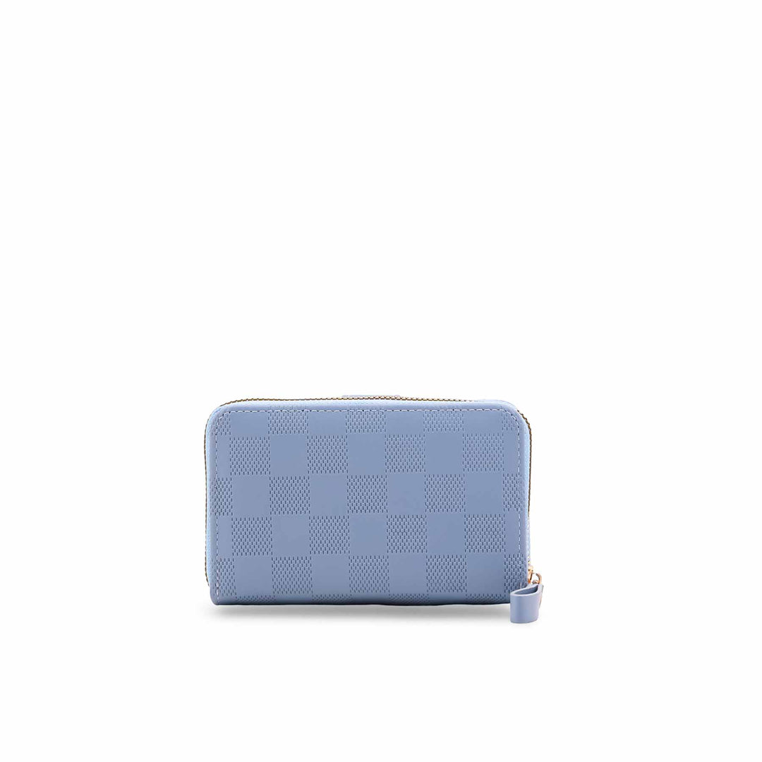 Sky Blue Casual Wallet For Ladies P71169