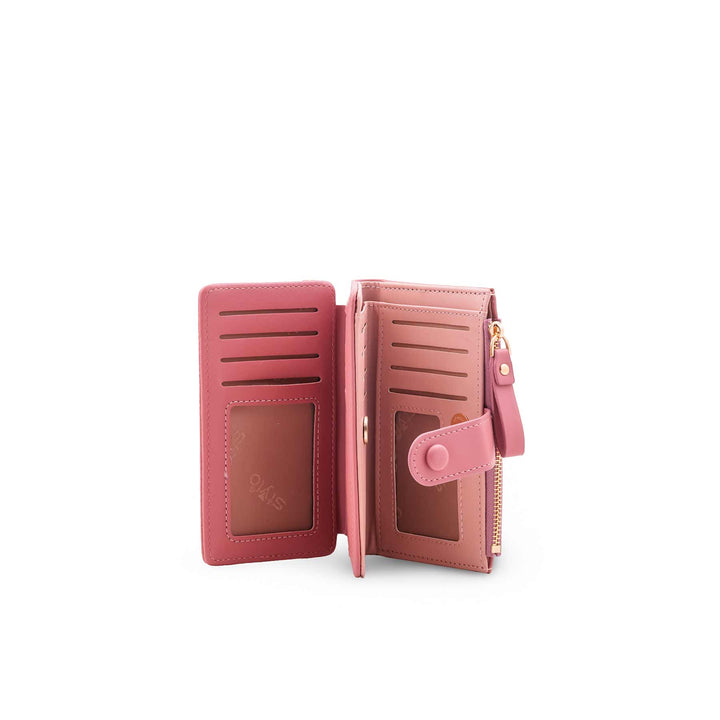 Pink Casual Wallet For Ladies P71170