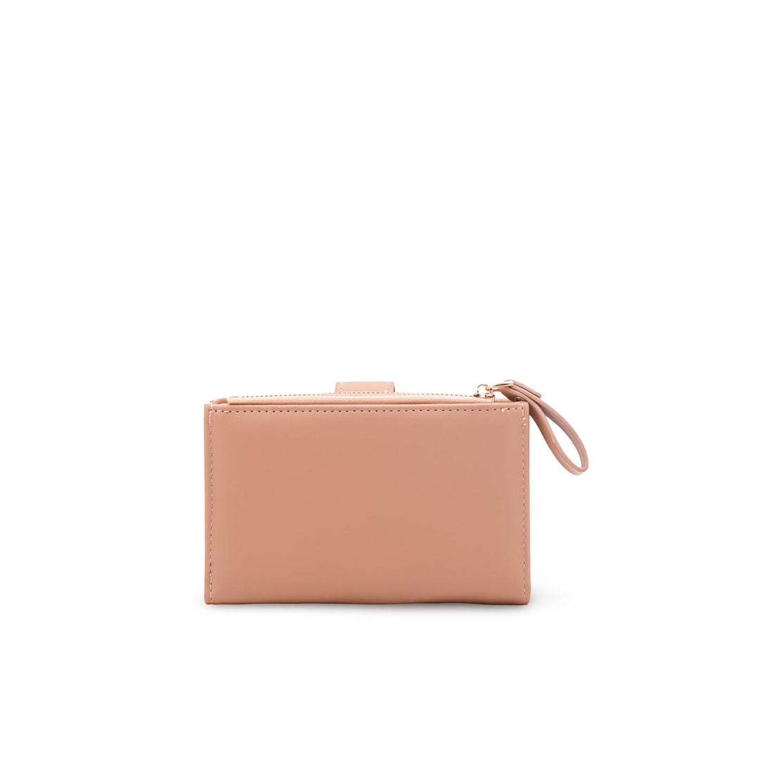 Beige Casual Wallet For Ladies P71170