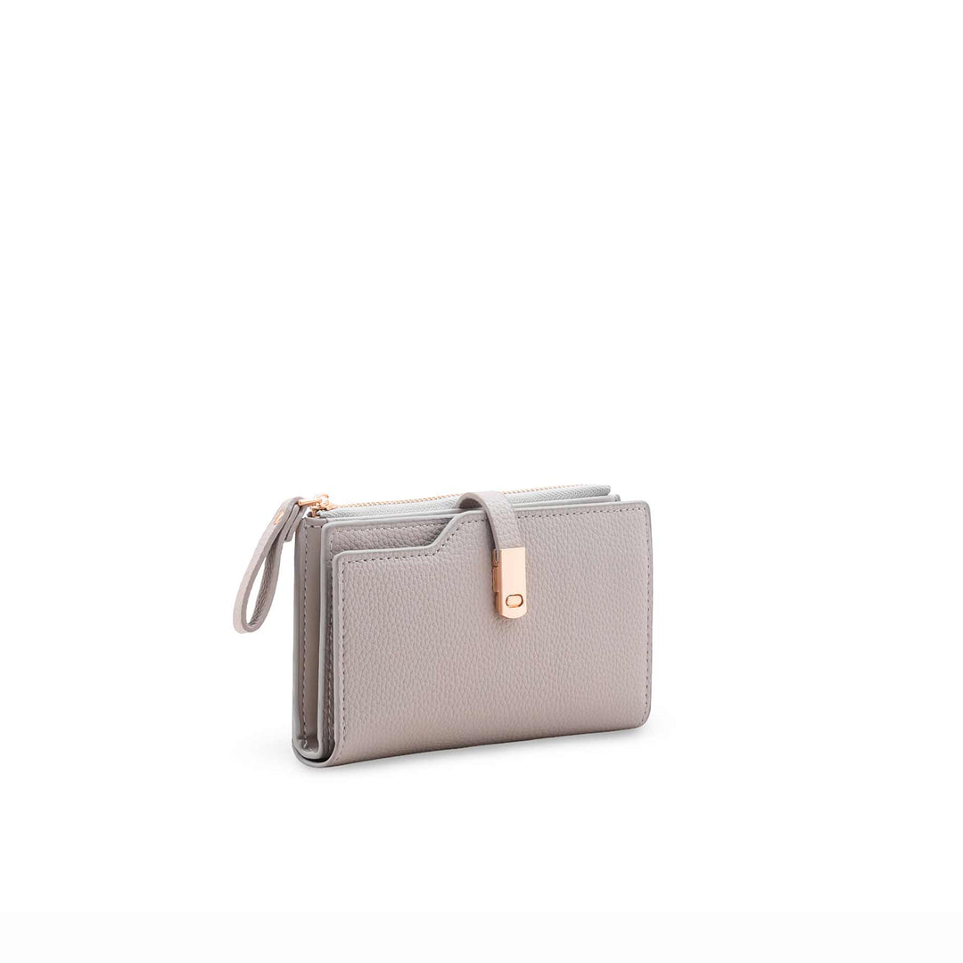 Grey Casual Wallet For Ladies P71175